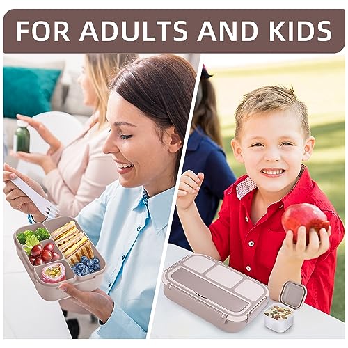 Bento Box Adult Lunch Box (Brown)