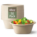 48 Oz Disposable Bowls (Natural / 48 Oz)