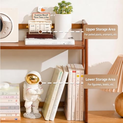 Natural Bamboo Coffee Station Organizer (Dark Brown)