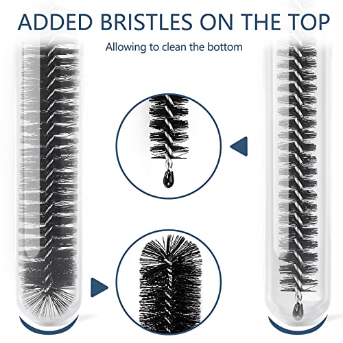 12 Pcs Straw Cleaner Brushes Set (8.2 Inch Black)