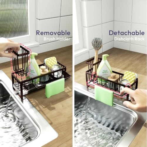 Sponge Holder for Kitchen Sink (Bronze / Medium)
