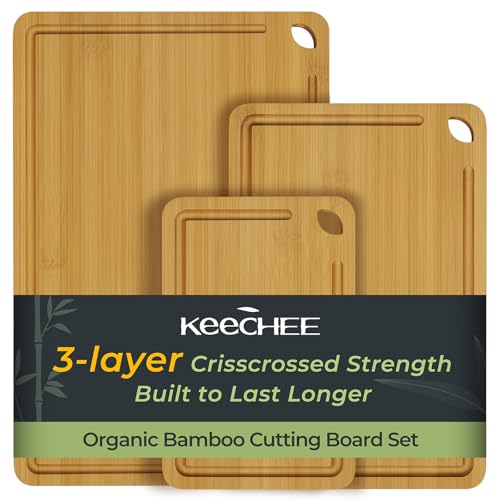 Wood Cutting Board (3-Piece / Bamboo)