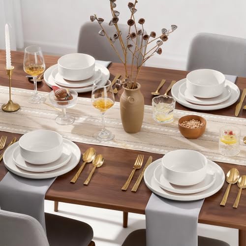 Plates and Bowls Sets (Whisper White / Service for 2)