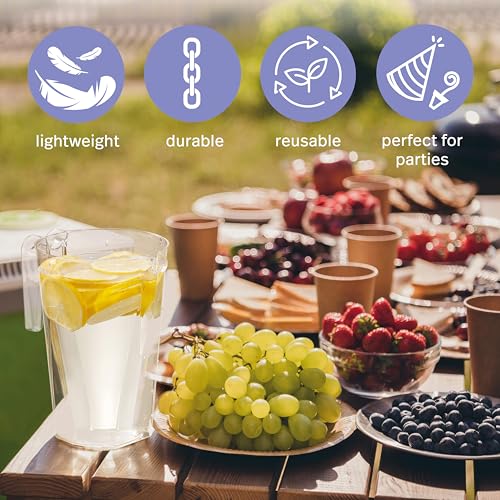 6 Pack Clear Water Pitchers (6 Pack)