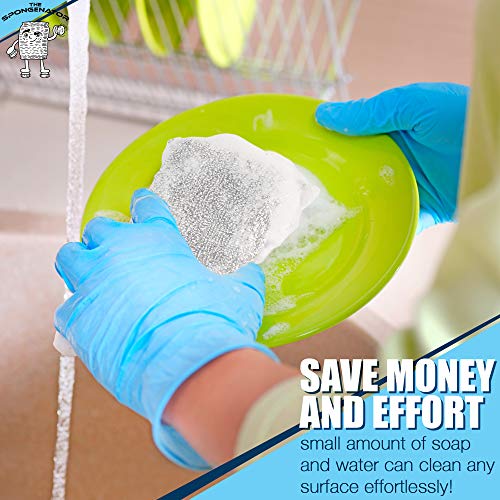 Kitchen Sponges for Dishes (6 Count (Pack of 1))