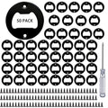 Bottle Opener Insert (Black / 50 SETS)