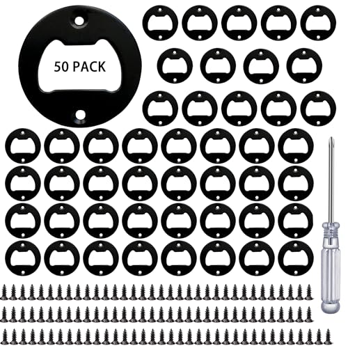 Bottle Opener Insert (Black / 50 SETS)