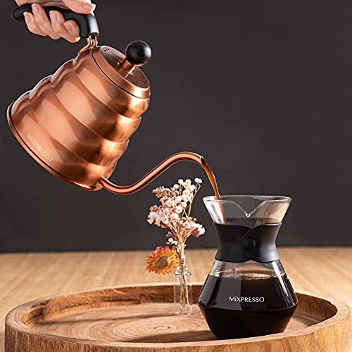 Gooseneck Pour Over Coffee Kettle (Bronze)