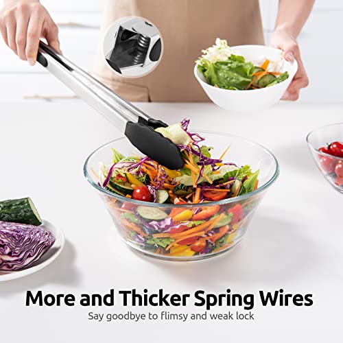 Kitchen Tong for Cooking (Black / 16 inch)