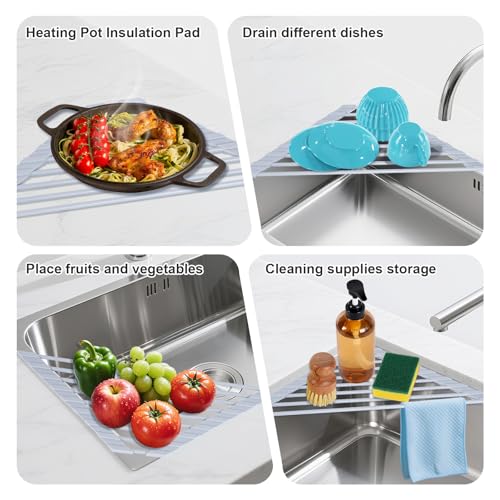 Triangular Sink Rack (Gray / Triangle: 15.8" x 9")