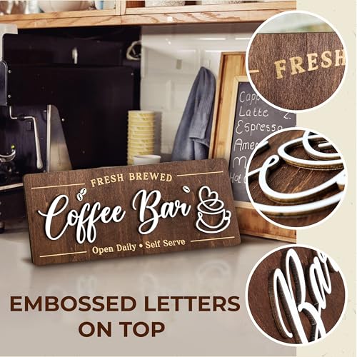Coffee Bar Sign for Wall (Coffee Bar Sign)