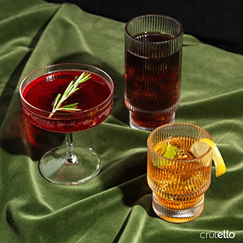 Ripple Coupe Glassware (Clear)