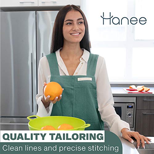 Cotton Aprons for Women and Men (Green)