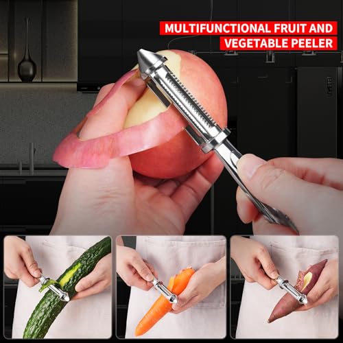 Y & I Vegetable Peeler 2 Pack (Light Silver)