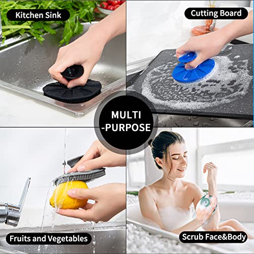 Silicone Dish Scrubber (1pcs Black)