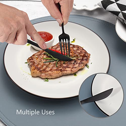 Matte Black Silverware Set (Matte Black)