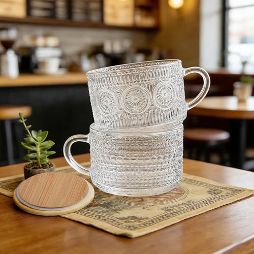 Vintage Coffee Mugs 4pcs Set
