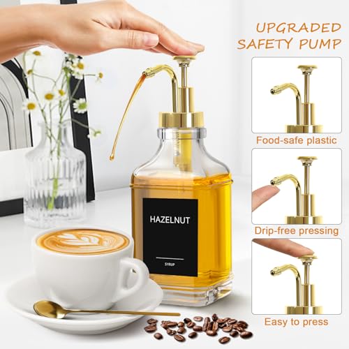 Gold Coffee Bar Accessories (Gold Pump)