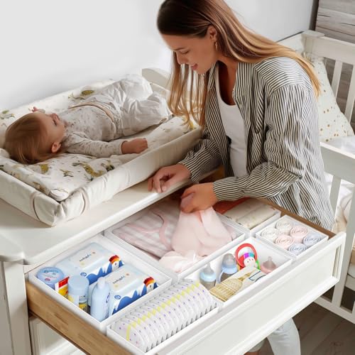 Drawer Organizer Clothes (White / 20 Pack)