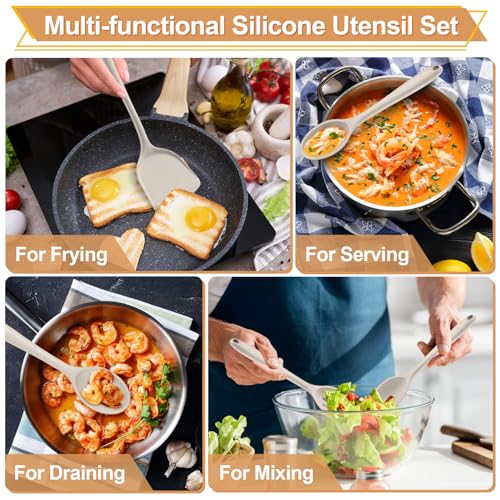 Khaki Kitchen Utensil Set (Khaki)