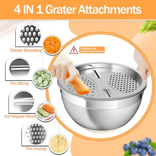 Mixing Bowls with Airtight Lids (Khaki)