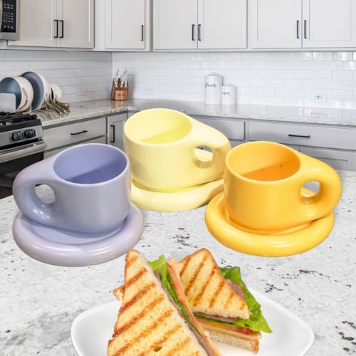 10oz Nordic Ceramic Coffee & Tea Mug (Orange)