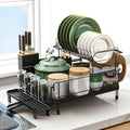Large 2 Tier Dish Drying Rack for Kitchen Counter (2-Tier)