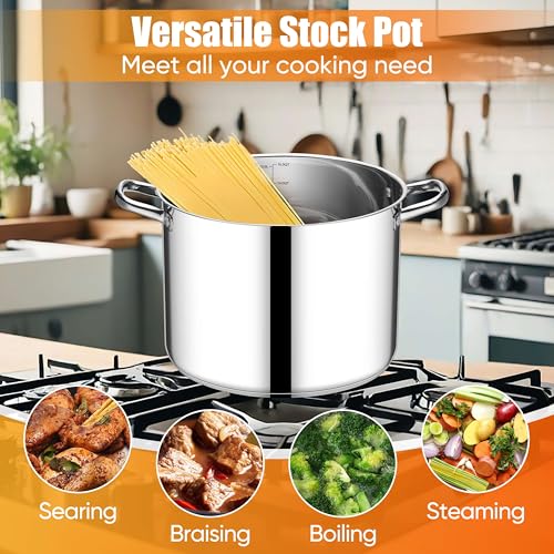 16 Quart Stainless Steel Pot (16 Quarts)