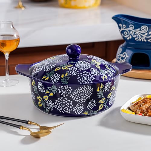 Casserole Dish With Lid (Blue)