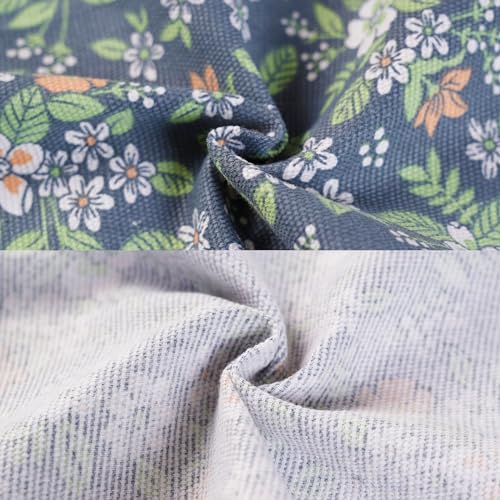 2 Pack Floral Apron for Women with Pockets (Pink/Jasmine)