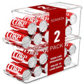 2 Pack Stackable Refrigerator Organizer (Clear)