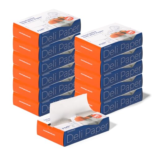6000 Pack] 8 x 10.75" Wax Paper Sheets for Food (8 x 10.75")