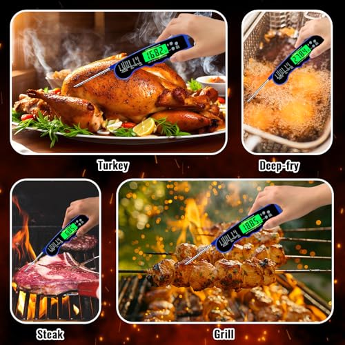 Meat Thermometer Digital (Blue)