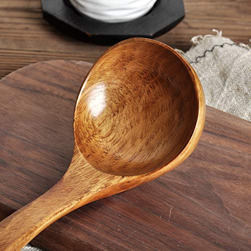 Wooden Ladle with Long Handle (Ladle - 1 Piece)