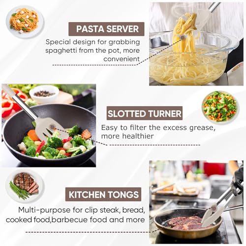 Kitchen Utensils Set of 8 (Khaki)