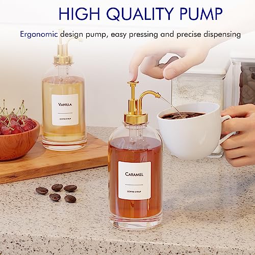16.9 oz 500 ml (2 Pack / Gold)