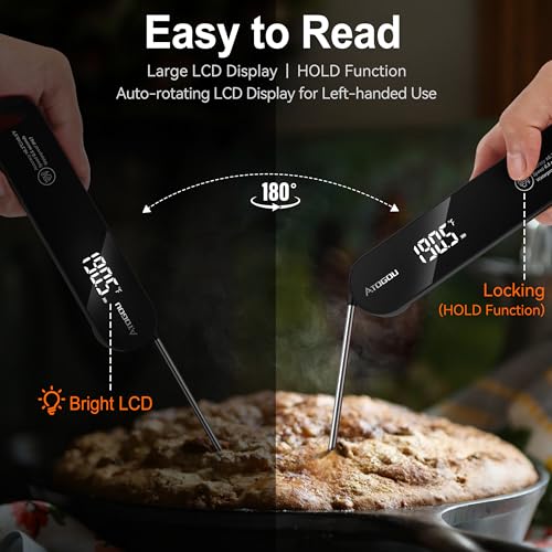 The Latest Thermocouple Food Thermometer (Black)