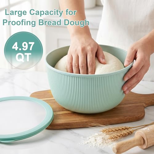 Mixing Bowls with Lids Set (Pure Green)