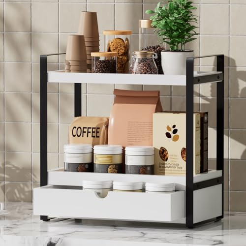 2 Tier Bathroom Organizer (White - New)