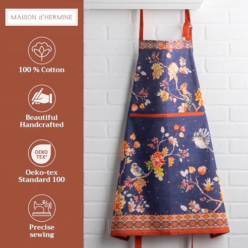 Aprons for women with Pocket 100% Cotton Pack of 1 (029 - Kelim - Infinity)