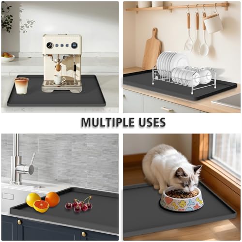 Silicone Coffee Mat 24"x16" (black)