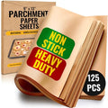 125 Pcs 9x13" Parchment Paper Sheets by Baker's Signature (3. 9" x 13" - 125 Pack)