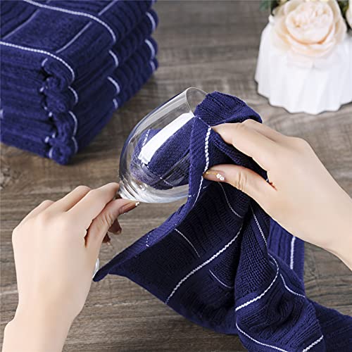 Kitchen Towels and Dishcloths Set (Blue)