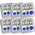 Elegant Digital Kitchen Timer Stainless Steel (Plumberry 6-pack)