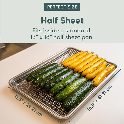 Durable Cooling Rack for Cooking and Baking (11.5" x 16.5" 1-Pack)