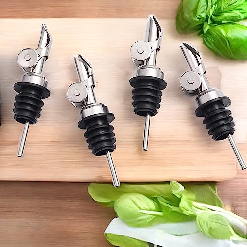 Pafuen 6 Pack Liquor Pour Spout (Silver)