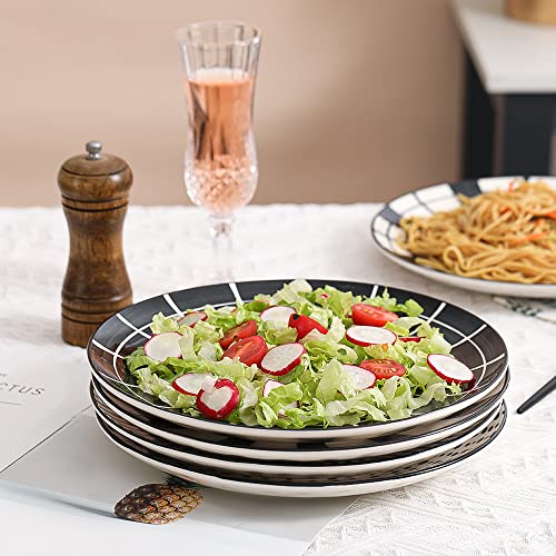 Dinner Plates Ceramic Plate Set (10 inch / Black)