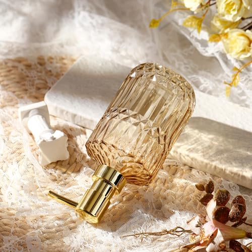 Soap Dispenser with Pump Refillable (Amber)
