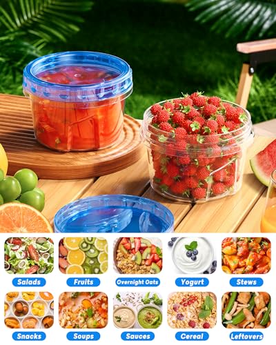12 Pack 16oz Freezer Storage Containers (12Pack-16oz)
