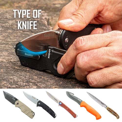 Smith’s 50979 Pocket Pal Tactical Knife Sharpener (PP1-Tactical (Black))